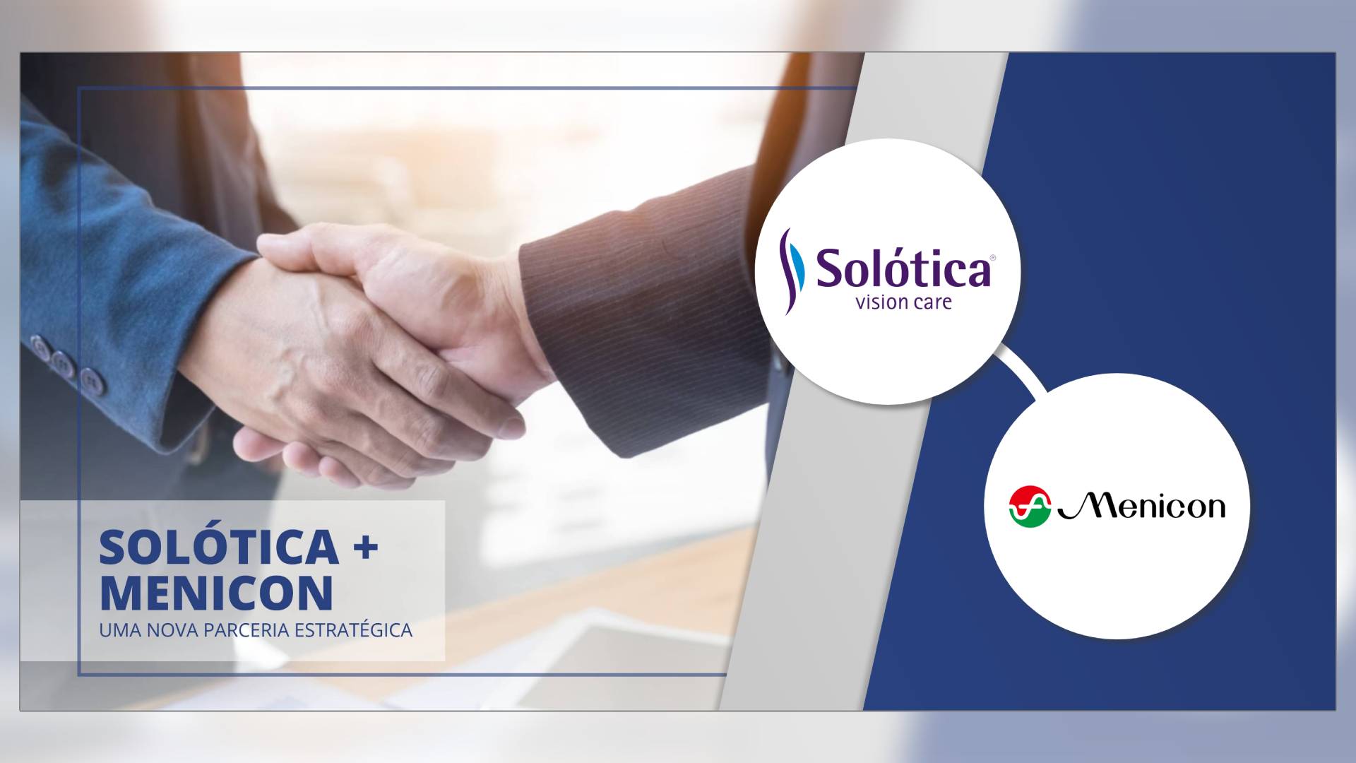 Solótica e Menicon firmam parceria estratégica
